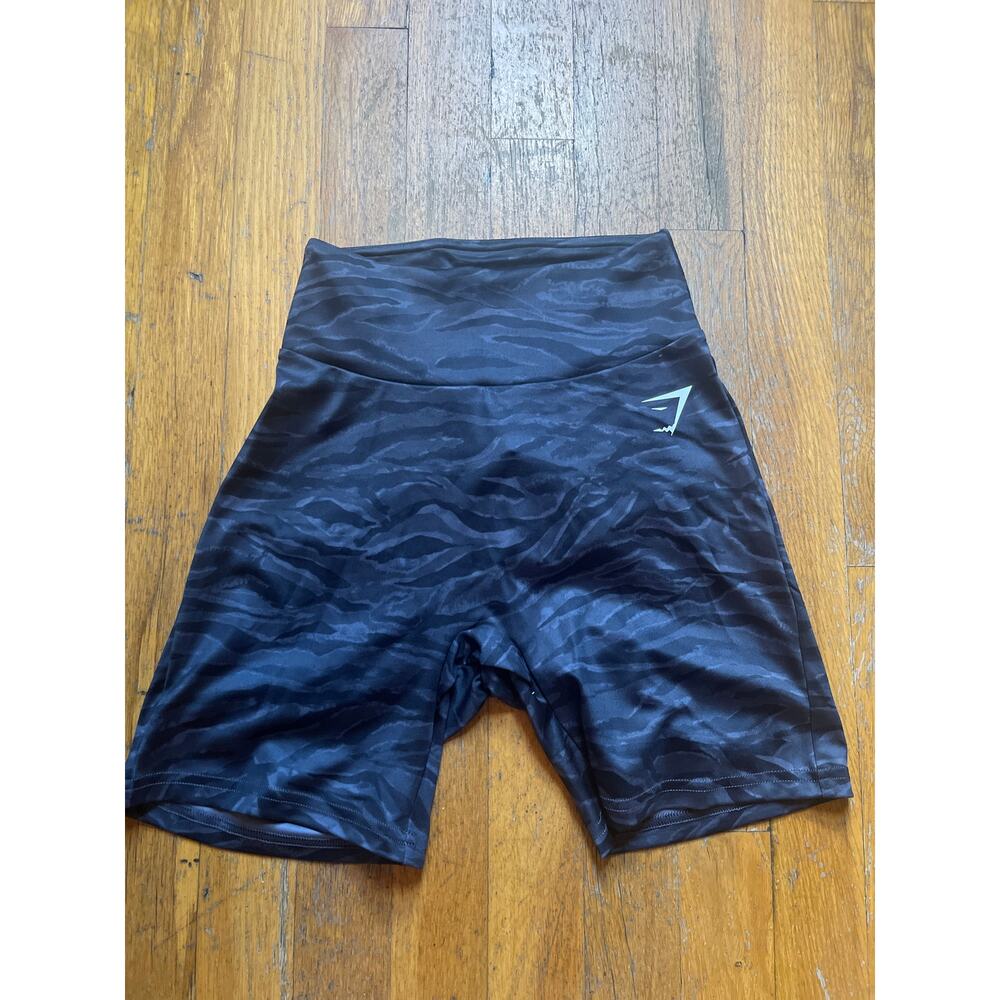 REPS POWER TIGHT SHORTS-ZEBRA PRINT-GYMSHARK BRAND-NWT